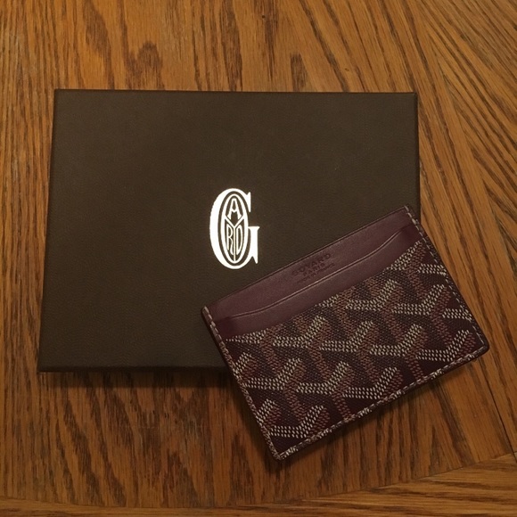 goyard card holder box